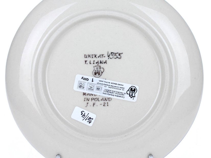 Dessertteller 16 cm   Violen UNIKAT