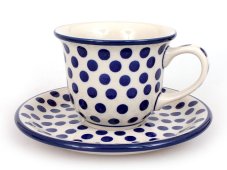 Tasse mit Untertasse 0,15 l   Punkte