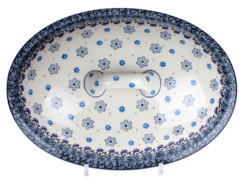 Oval Baking Dish with Lid 31 cm (12")   Cloudy