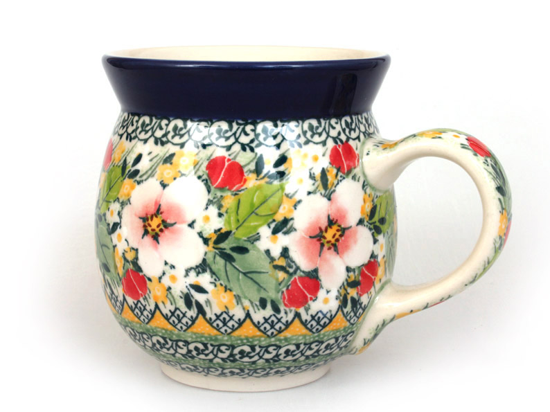 Bubble Mug 0,5 l (16 oz)   Apple Blossoms UNIKAT