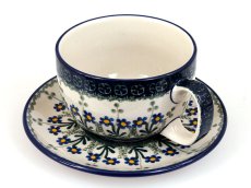 šálek s podšálkem 0,35 l Květinová zahrada