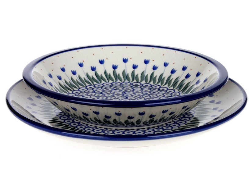 Shallow Plate 25 cm (10")  Lily of the Valley