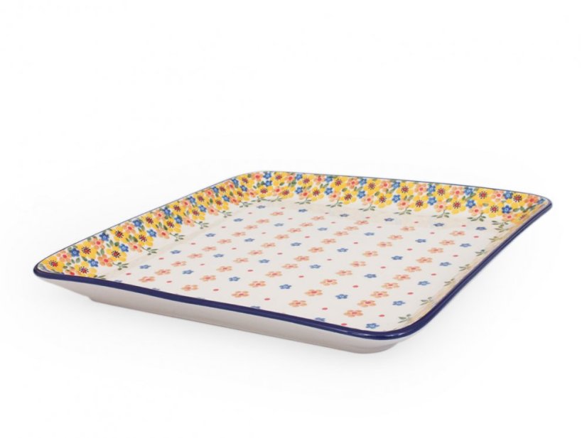 Square Platter 28 cm (11")   Spring