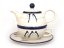 One-cup Teapot 0,6 l+0,25 l   Swallows UNIKAT