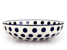 mísa nízká 27 cm Velké puntíky