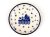 Teabag Plate 10 cm (4")   Christmas