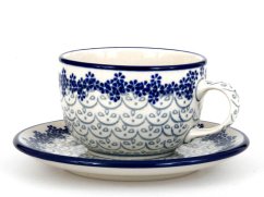 Cup with Saucer 0,2 l (7 oz)   White Lace