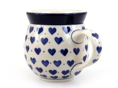 Bubble Mug 0,35 l (12 oz) Blue Hearts