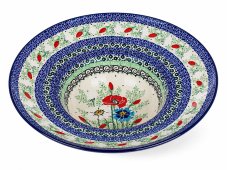 Pasta Bowl 25 cm (10") Summer Flowers UNIKAT
