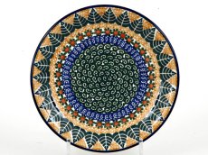 Dessert Plate 21 cm (8") Green Leaves