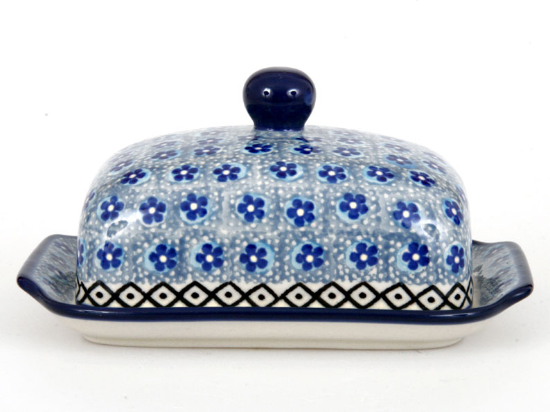 Butter Dish   Forget-me-not