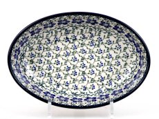 Oval Baking Dish 24 cm (9")   Flax Flower