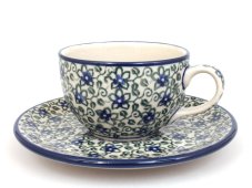 Tasse mit Untertasse 0,1 l   Lobelia