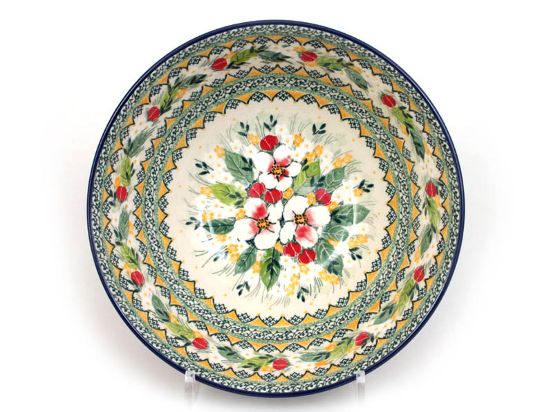 Bowl CLASSIC  24 cm (9")   Apple Blossoms UNIKAT
