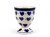 Egg Cup   Blue Hearts