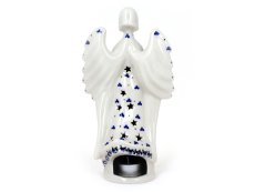 Candle Holder Angel  22 cm (9")   Frozen Meadow