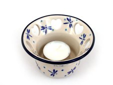 Heart Candle Holder   Damselfly