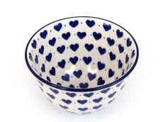 Rice Bowl 12 cm (5") Blue Hearts