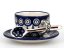 Cup with Saucer 0,2 l (7 oz)   Peacock