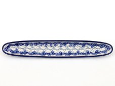 Olivenschale 25 cm   Weisse Spitze