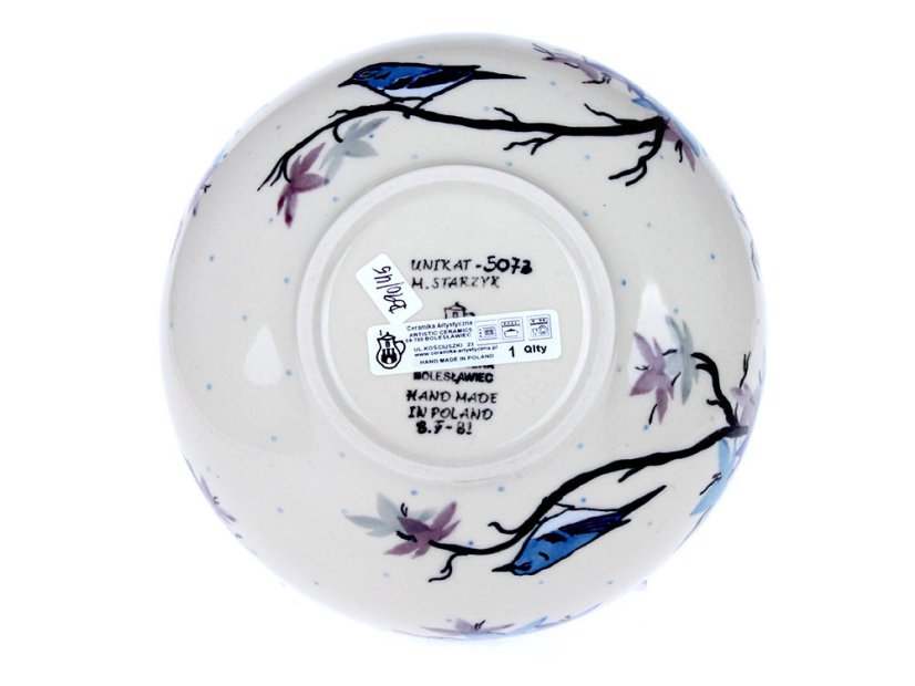 Low Bowl  17 cm (7")   Japanese Garden UNIKAT
