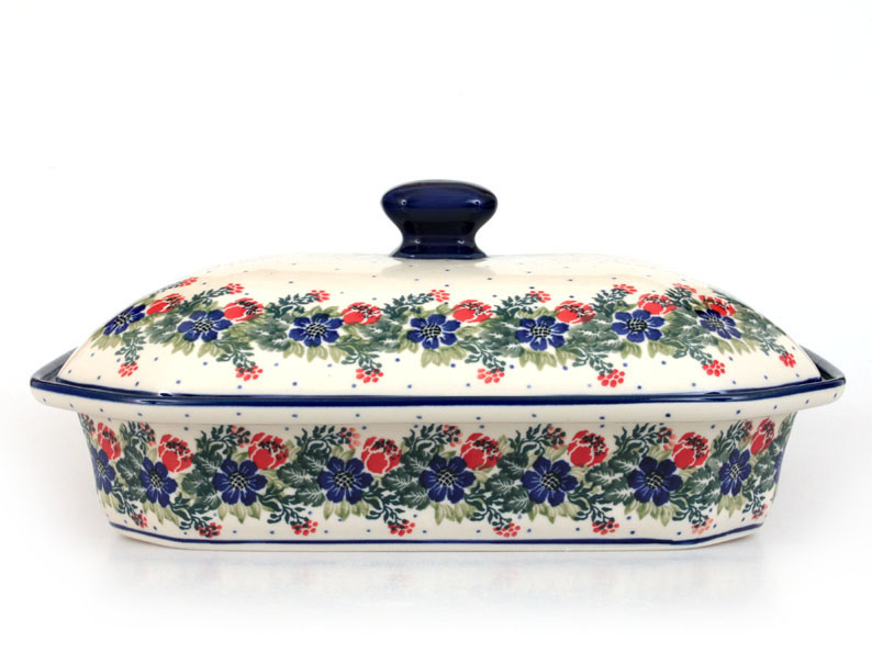 Baking Dish with Lid 31 cm (12")   Wreath