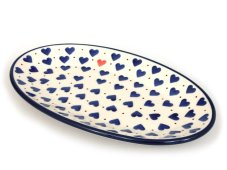 Oval Plate 22 cm (8")   In Love