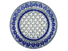 Dessert Plate 21 cm (8") Blue Leaves