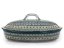 Oval Baking Dish with Lid 36 cm (14")   Aztec Sun green