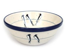 miska KLASIK 17cm Vlaštovky UNIKÁT