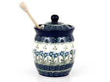 Honey jar 0,4 l (13 oz) Flower Garden