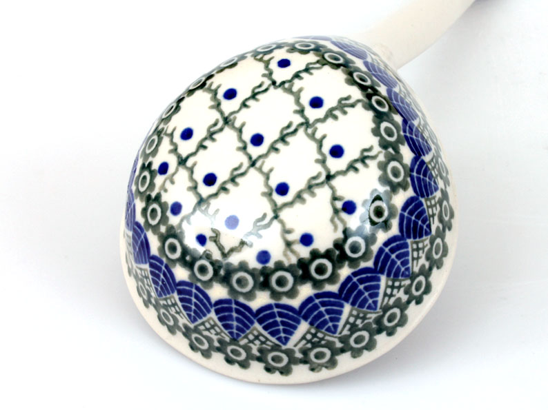 Ladle Large 31 cm (12")   Blue Leaves