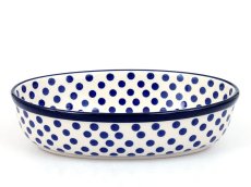 oválek 24 cm   Puntíky