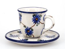 Moccatasse mit Untertasse 0,06 l Lattice
