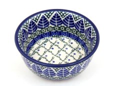 Schüssel 13 cm   Blaue Blätter