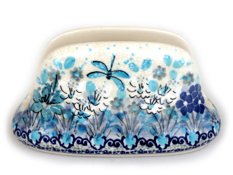 Napkin Holder   Blue Summer UNIKAT