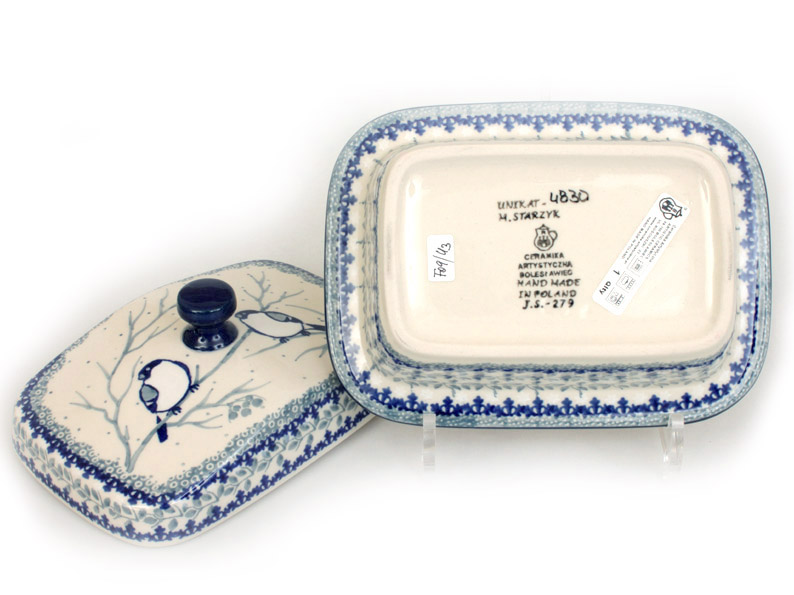 Jar with Lid    Titmouses in Winter UNIKAT