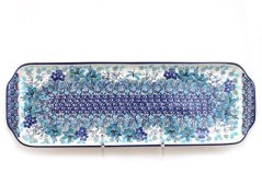 Platter 42 cm (16")   Blue Summer UNIKAT