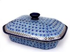 Baking Dish with Lid 31 cm (12")   Forget-me-not