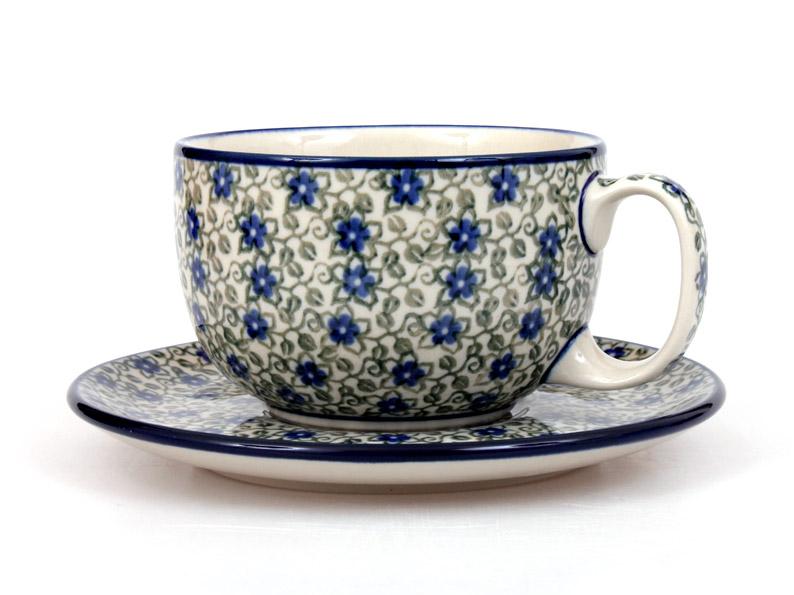 Cup with Saucer 0,35 l (13 oz)   Lobelia
