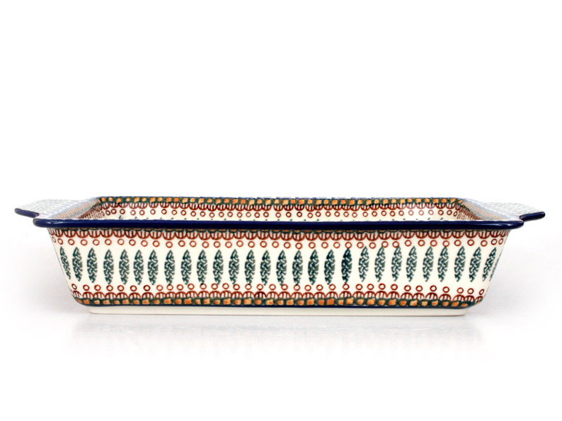 Auflaufform  mit Griffe 33 cm   Indian Sommer