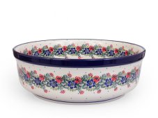 Schüssel 32 cm   Blumenkranz