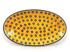 Oval Plate 22 cm (8")   Yellow