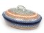 Backform mit Deckel Oval 31 cm   Griechisch