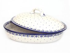 Oval Baking Dish with Lid 36 cm (14")   Twilight