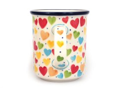 Mug CLASSIC 0,3 l (10 oz)   Colorful Hearts UNIKAT