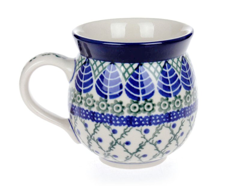 Bubble Mug 0,35 l (12 oz)   Blue Leaves