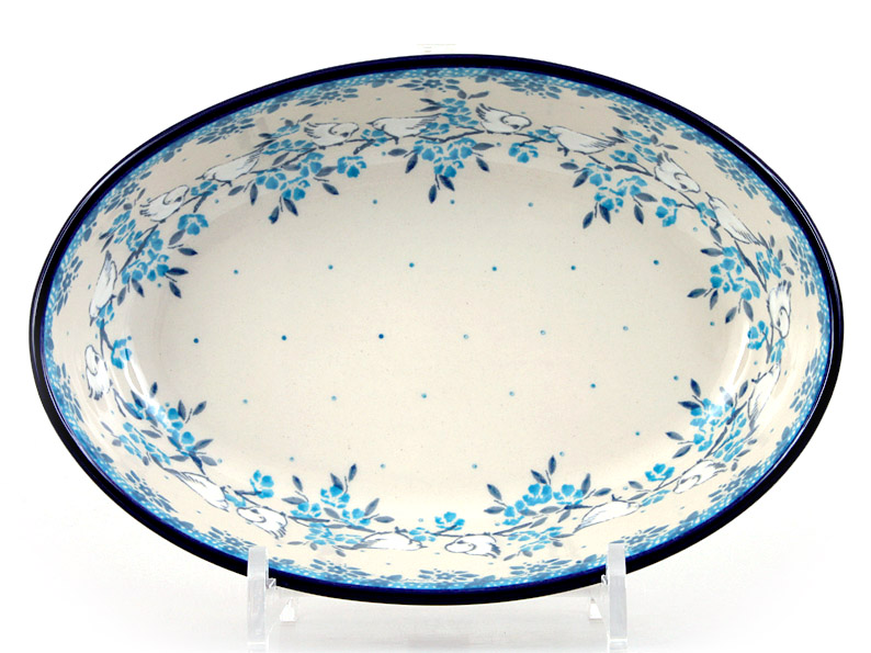 Auflaufform oval 24 cm   Turteltauben