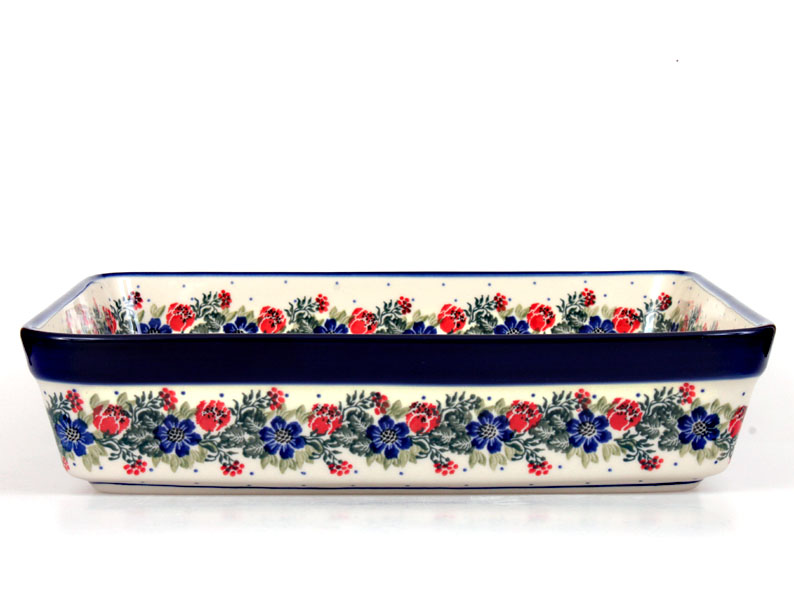 Rectangle Baking Dish 31 cm (12")   Wreath