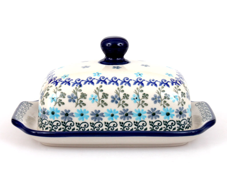 Butter Dish   Turquoise